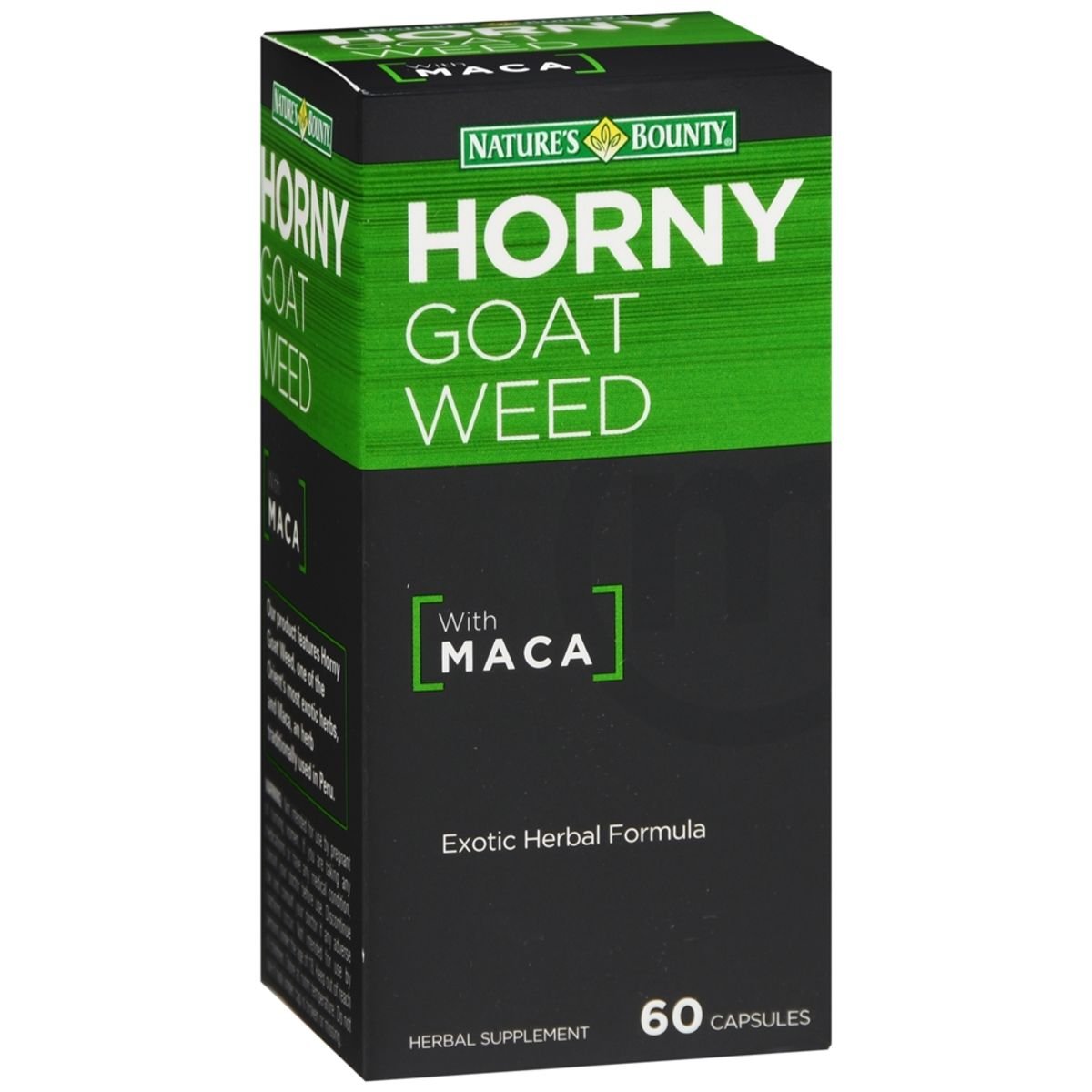 Natures Bounty Horny Goat Weed Capsules 60 CP Medcare Wholesale