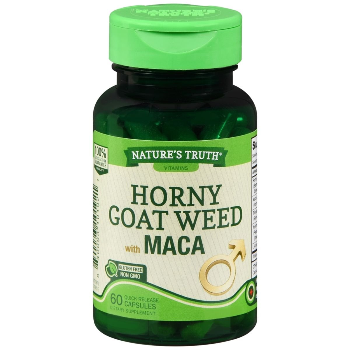 Natures Truth Horny Goat Weed With Maca Supplement Count Medcare