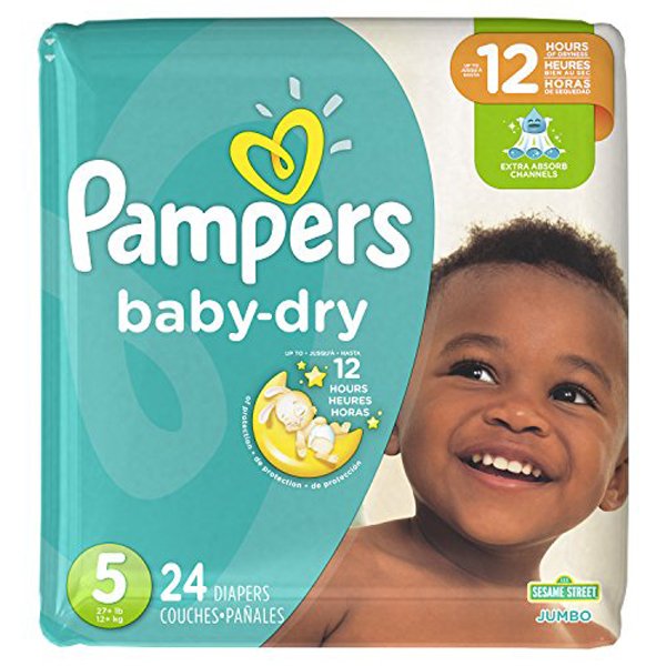 Pampers Pure Protection Diapers Size 4 - Case - 4 Units