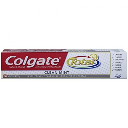 Colgate Total Anticavity Fluoride and Antigingivitis Toothpaste, Clean Mint