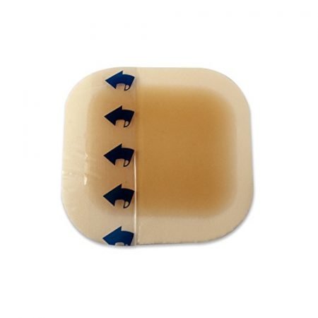Dynarex Dynaderm Hydrocolloid Foam, 4 X 4 Inch, 5 Count