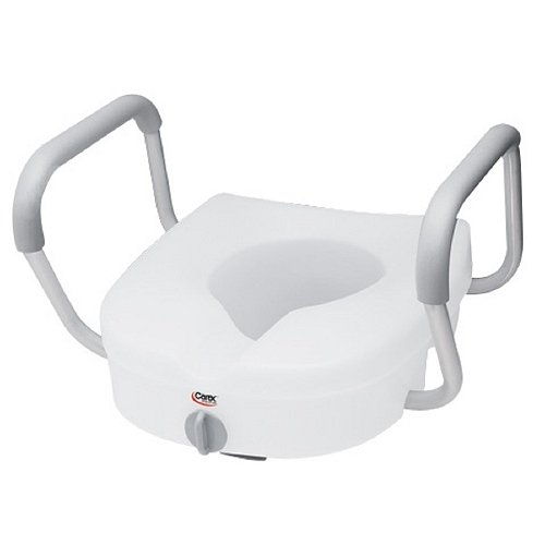 Carex Health Brands Fgb30300 5 E-Z Lock Raised Toilet Seat With ...