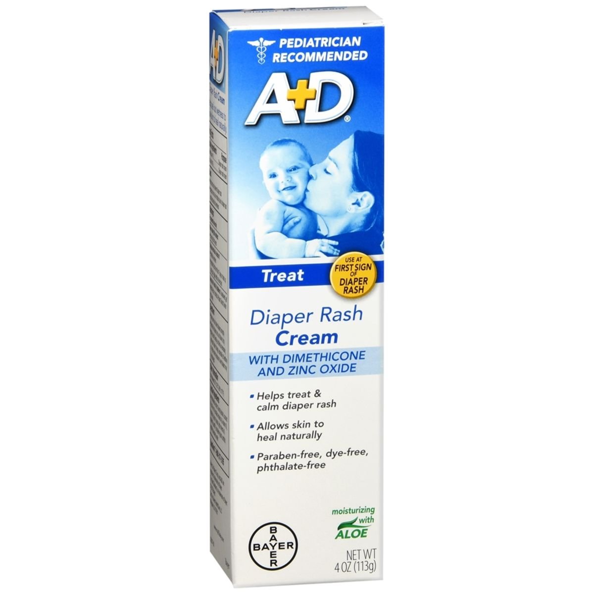 A&D Dimethicone Zinc Oxide Diaper Rash Cream