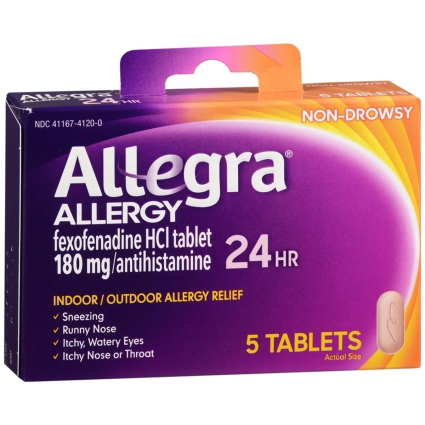 Allegra Allergy 12 Hr Tablets - 5 TB