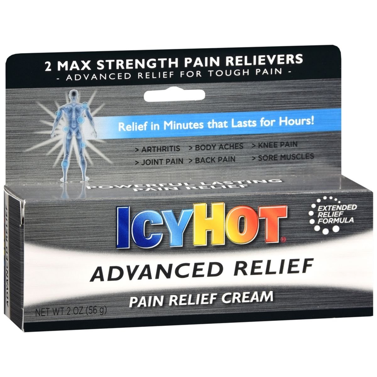Icy Hot Advanced Relief Pain Relief Cream 2 Oz Medcare Wholesale Company For Beauty And