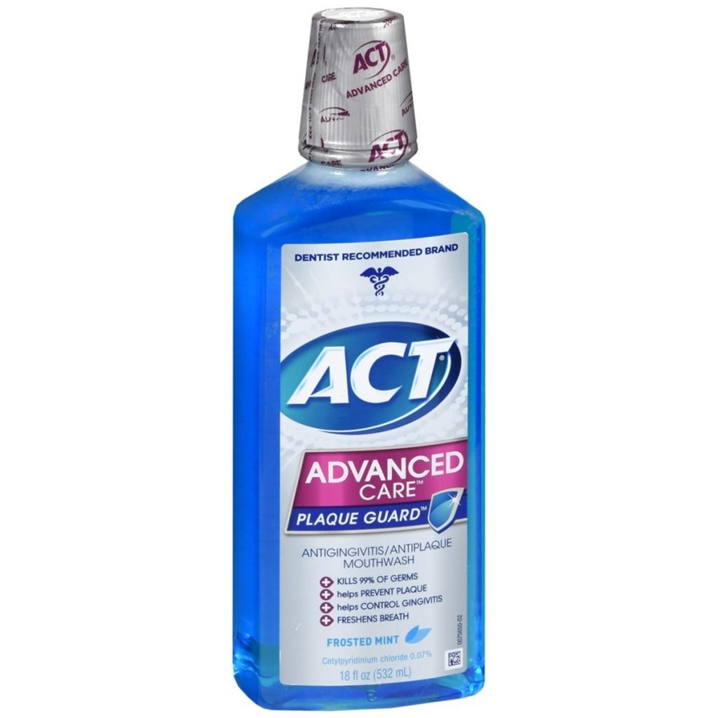 Act Advanced Care Plaque Guard Antigingivitis/Antiplaque Mouthwash