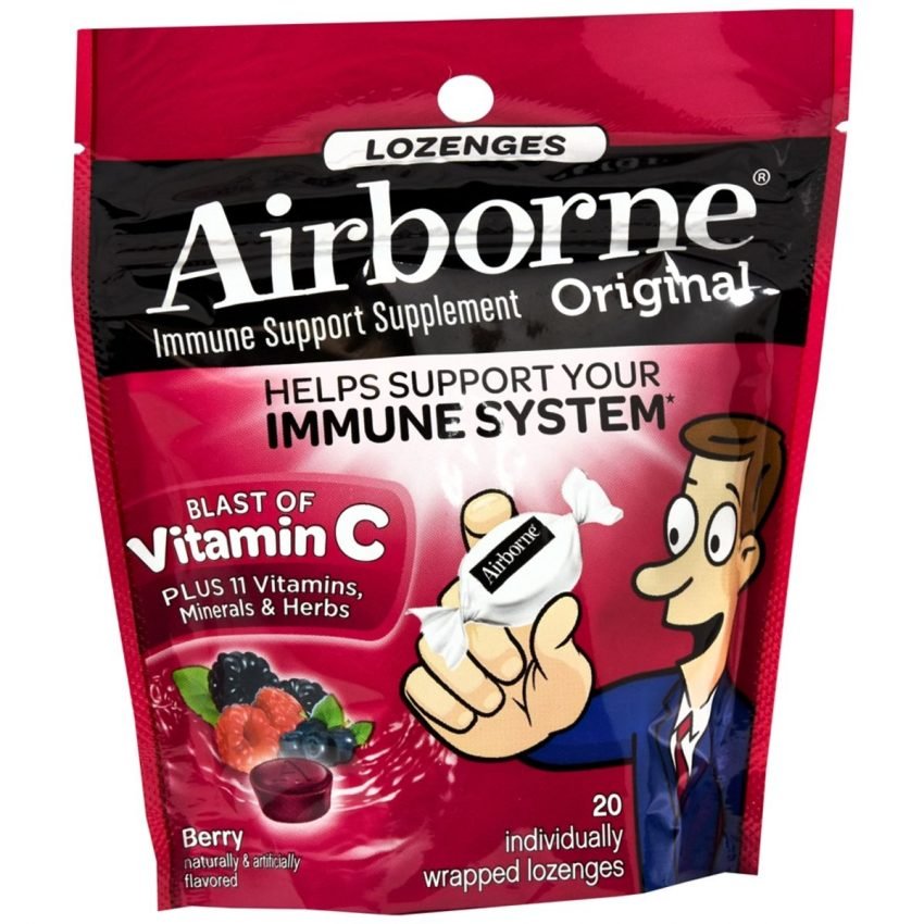 Airborne Original Lozenges Berry - 20 EA