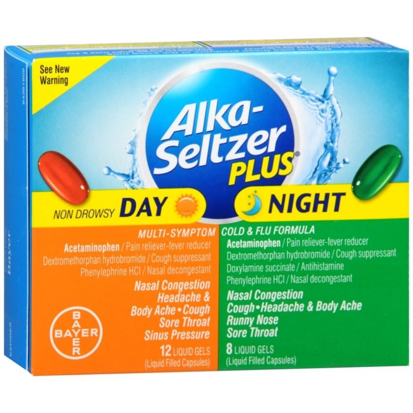Alka-Seltzer Plus Multi-Symptom Cold &amp; Flu Formula Liquid Gels Day ...