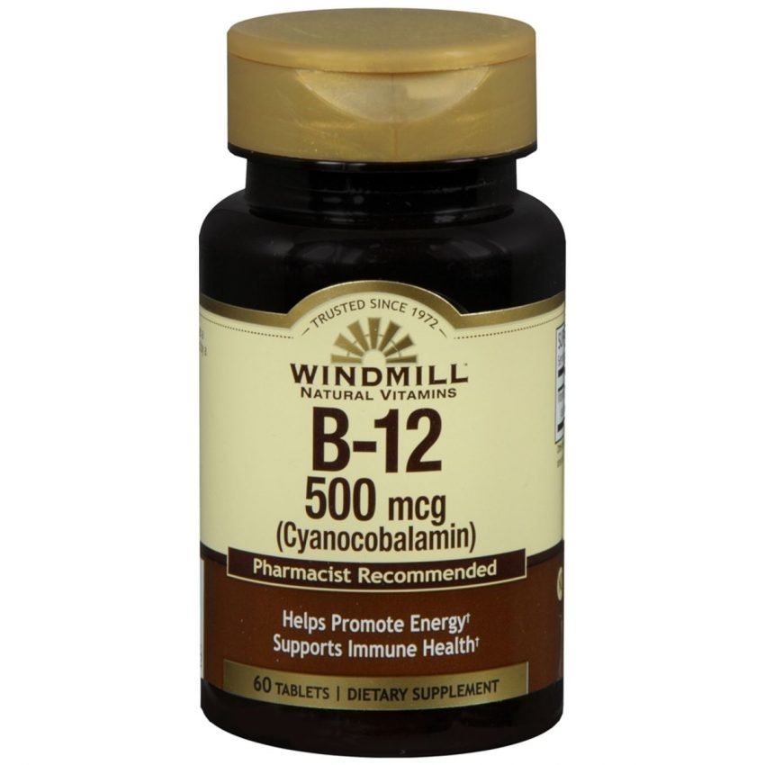 Windmill Vitamin B-12 500 Mcg Tablets – 60 TB – Medcare | Wholesale ...