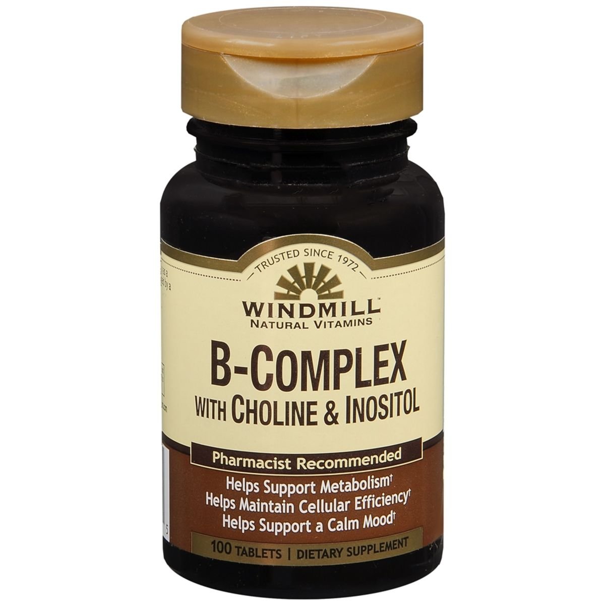 Windmill B-Complex With Choline & Inositol Tablets – 100 TB – Medcare ...