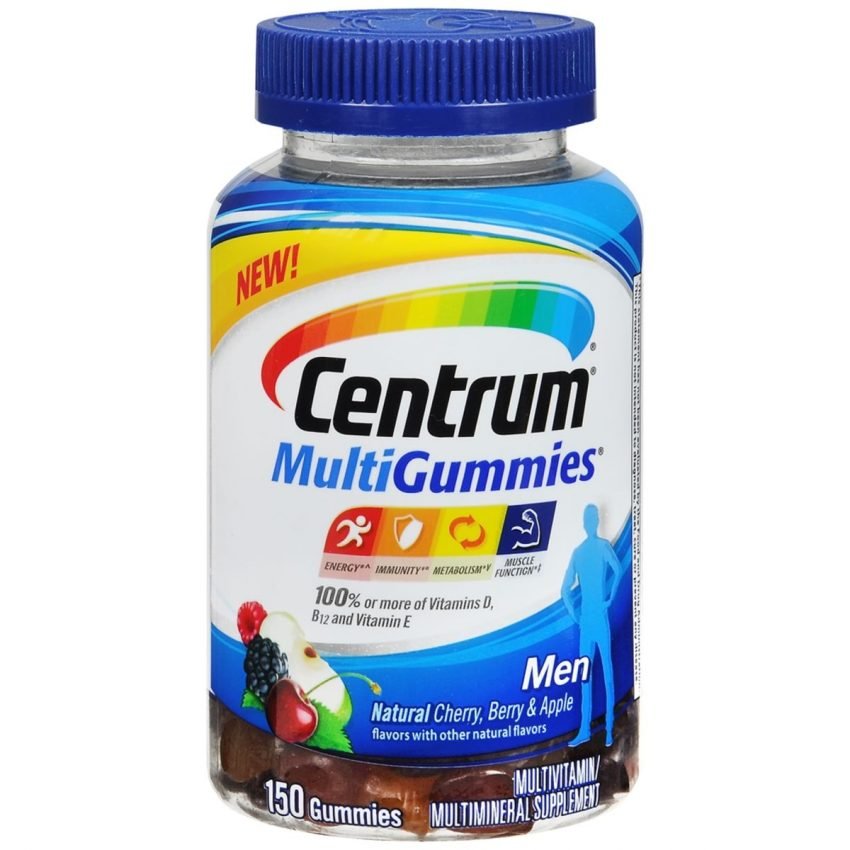 Centrum MultiGummies Men Natural Cherry, Berry & Apple - 150 EA