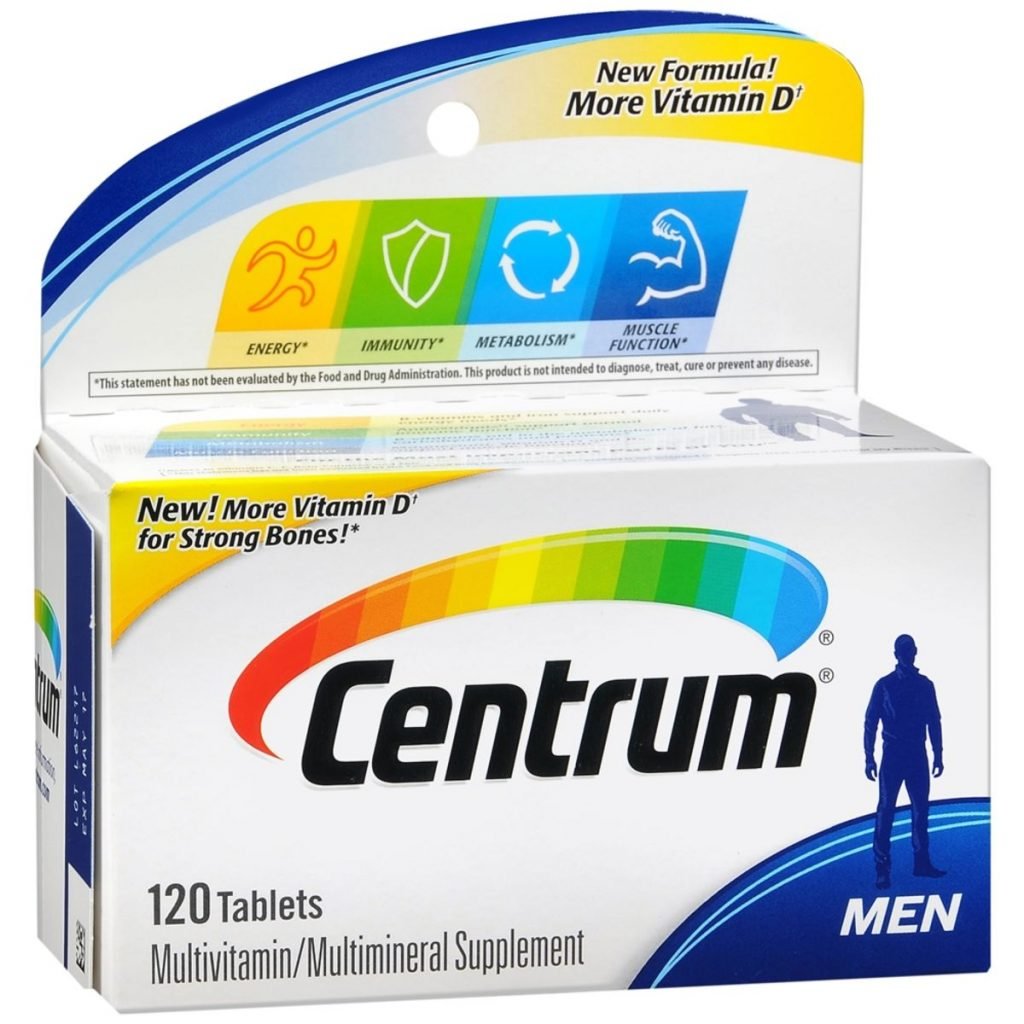 Centrum Men Multivitamin/Multimineral Supplement Tablets 120 TB