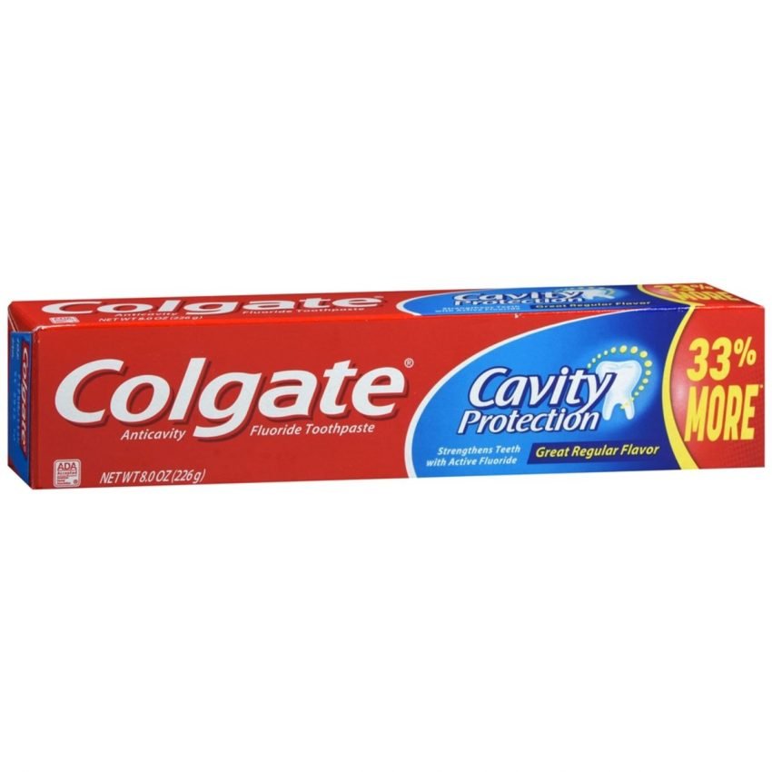 Colgate Cavity Protection Fluoride Toothpaste Regular Flavor - 8 OZ