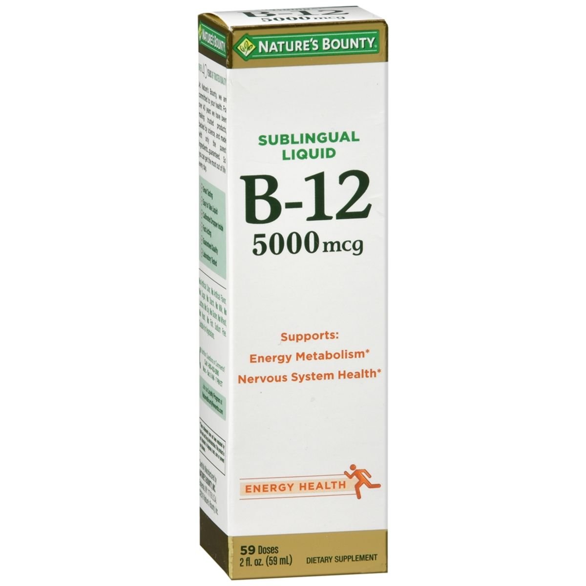 Nature’s Bounty Sublingual Liquid B-12 5000 Mcg – 2 OZ – Medcare ...