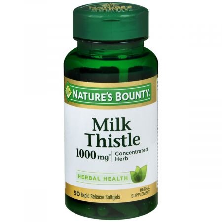 Nature's Bounty Milk Thistle 1000 mg Herbal Supplement Softgels - 50 CP