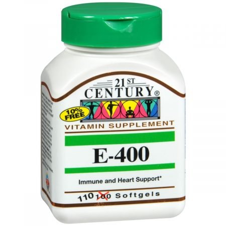 21st Century E-400 Softgels - 110 CP