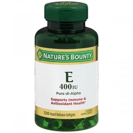 Nature's Bounty E-400 IU Pure dl-Alpha Softgels - 120 CP