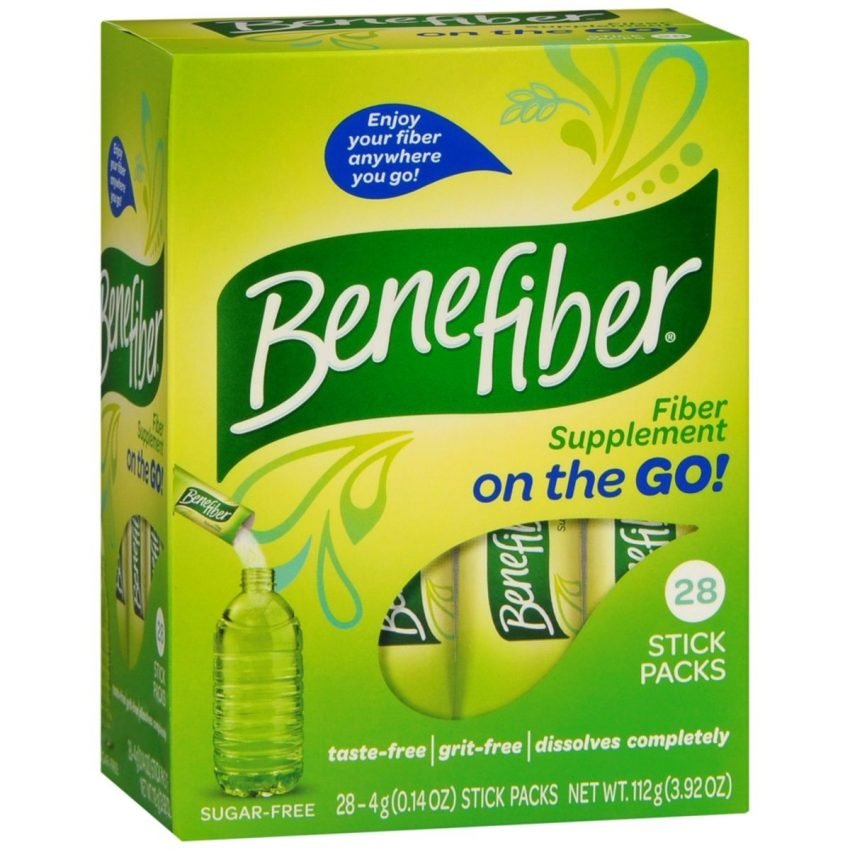 Benefiber Fiber Supplement On the Go! Stick Packs 28 EA Medcare