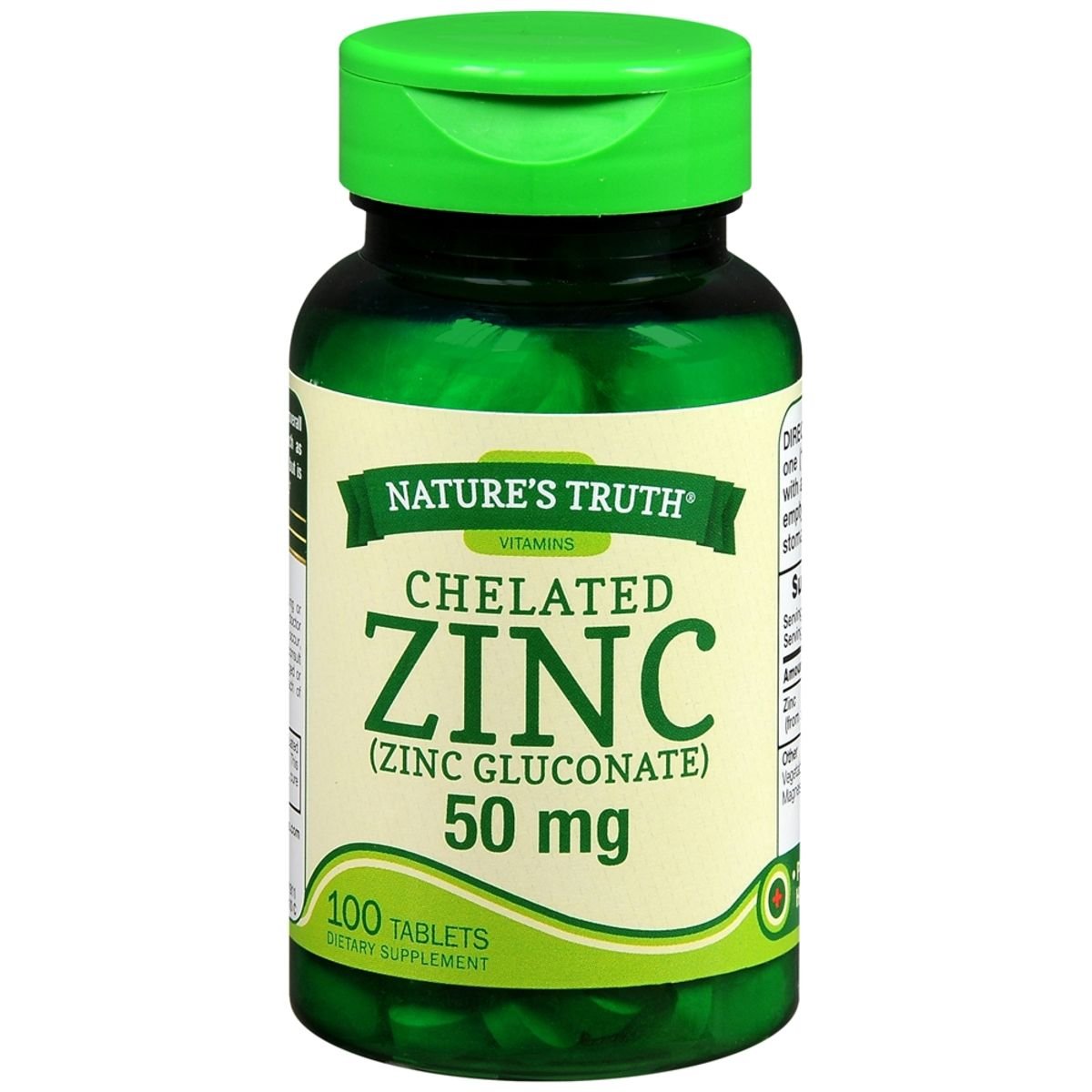 Nature’s Truth Chelated Zinc 50 mg Tablets – 100 TB – Medcare ...