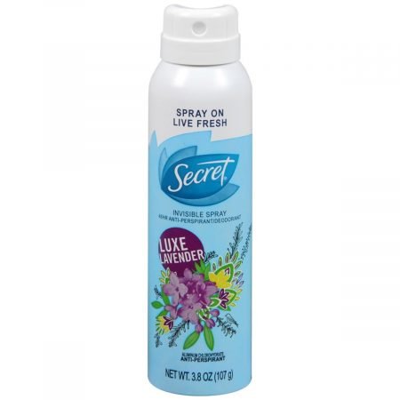 Secret Anti-Perspirant Deodorant Invisible Spray Luxe Lavender - 3.8 OZ