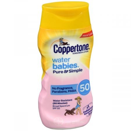 Coppertone Water Babies Pure & Simple Sunscreen Lotion SPF 50 - 6 OZ