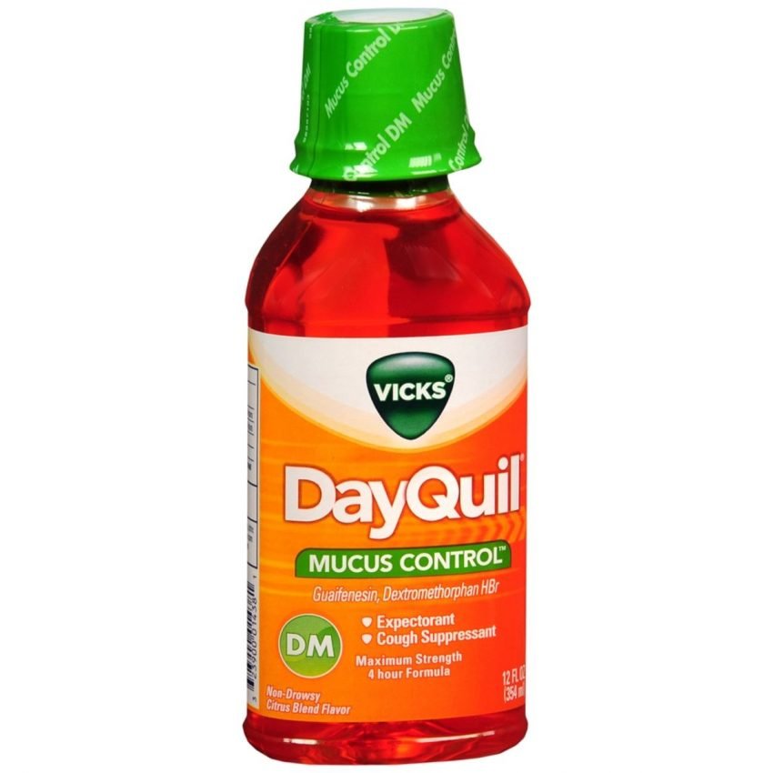 Vicks DayQuil Mucus Control Liquid Citrus Blend Flavor - 12 OZ