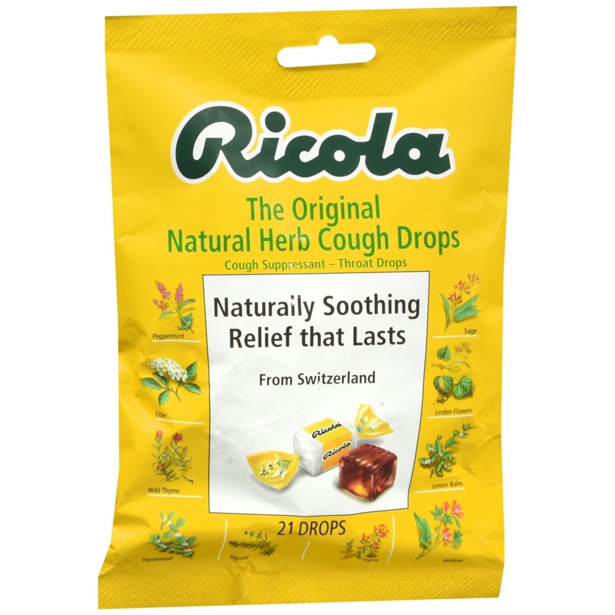 Ricola Cough Drops The Original Natural Herb 21 EA Medcare