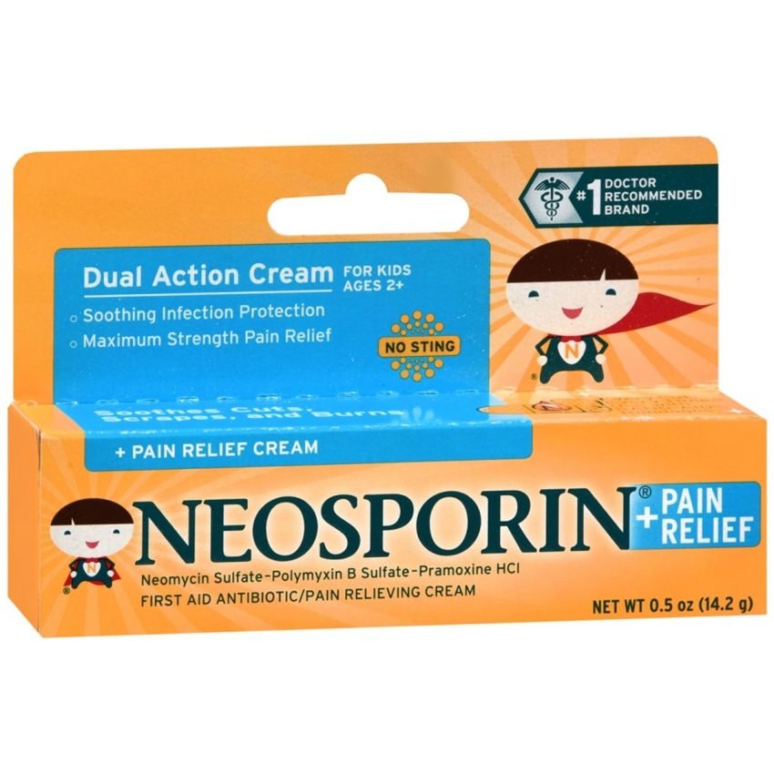 Neosporin + Pain Relief Cream 0.5 OZ Medcare Wholesale company