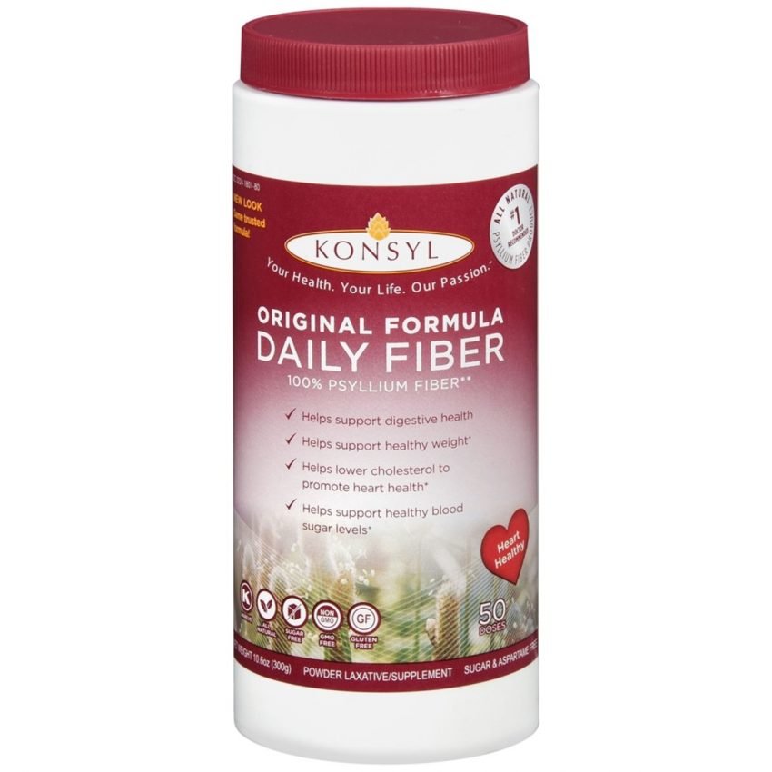 Konsyl Original Formula Daily Fiber Psyllium Powder - 300 GM