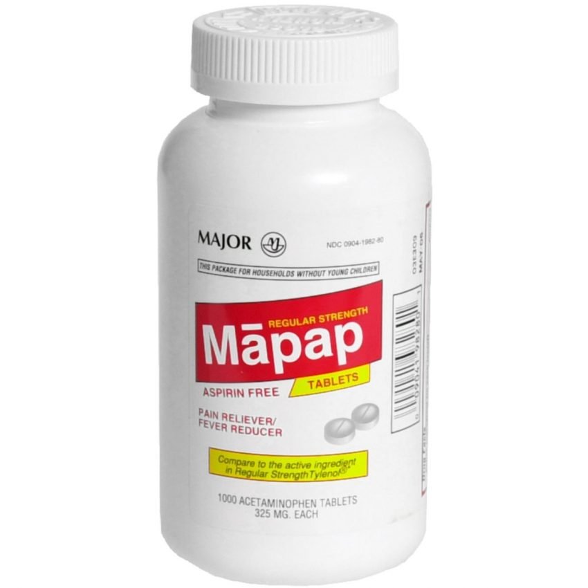 MAJOR Mapap Tablets Regular - 1000 TB