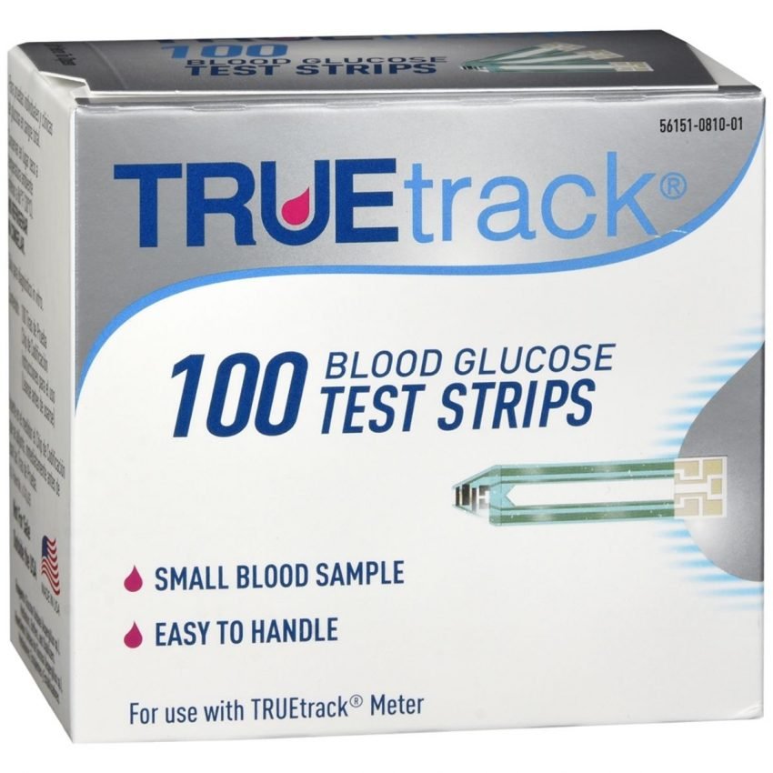 TrueTrack Blood Glucose Test Strips - 100 EA