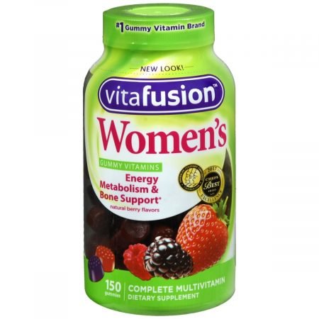 Vitafusion Women's Complete Multivitamin Dietary Supplement Gummies Natural Berry Flavors - 150 EA