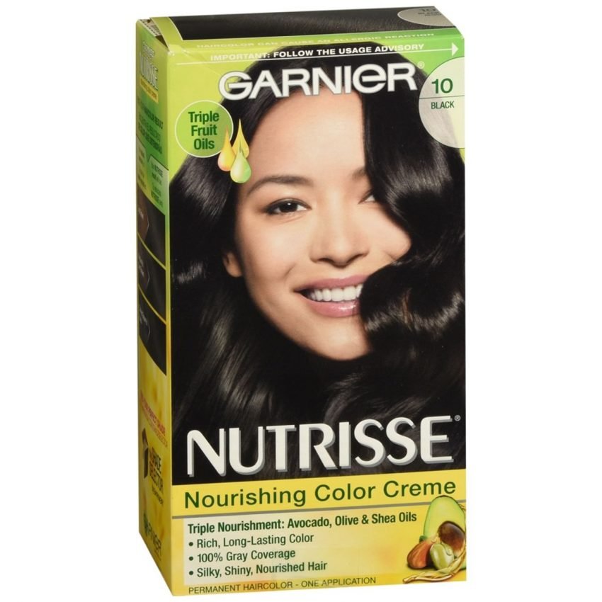 Garnier Nutrisse Nourishing Color Creme Haircolor Black 10 - 1 EA