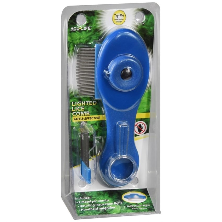 AcuLife Lighted Lice Comb 1 EA Medcare Wholesale company for