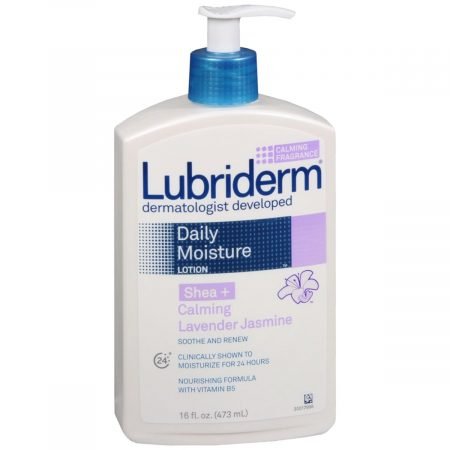Lubriderm Daily Moisture Skin Lotion Shea + Calming Lavender Jasmine - 16 OZ