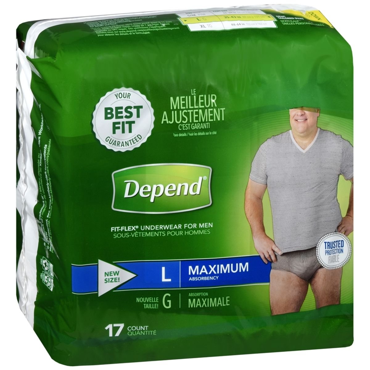 Depend Adjustable Underwear