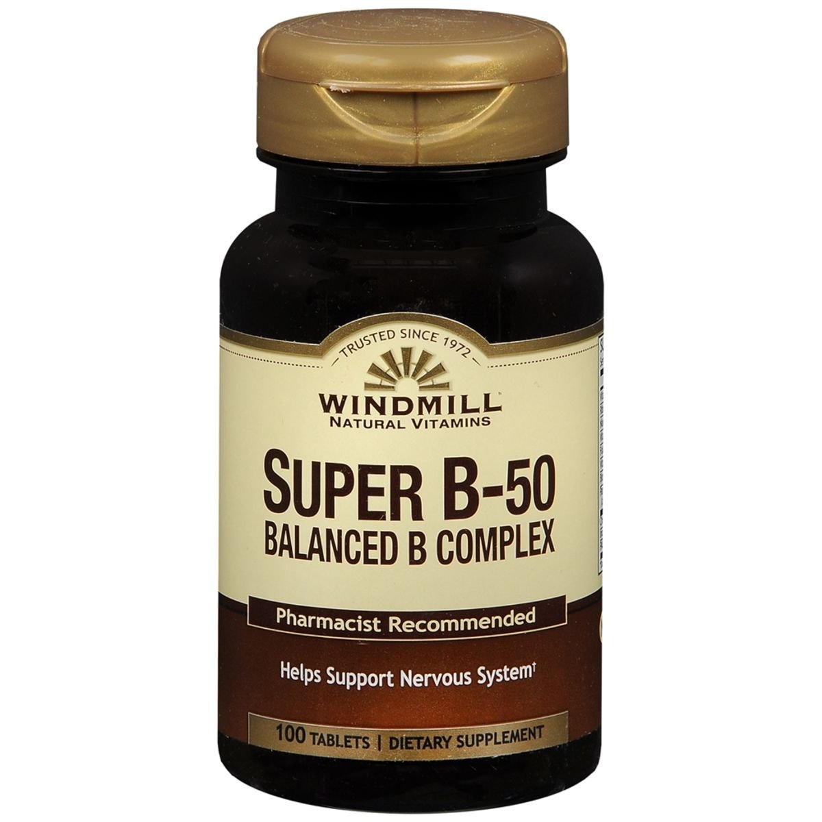 Windmill Super B-50 Balanced B Complex Tablets – 100 TB – Medcare ...