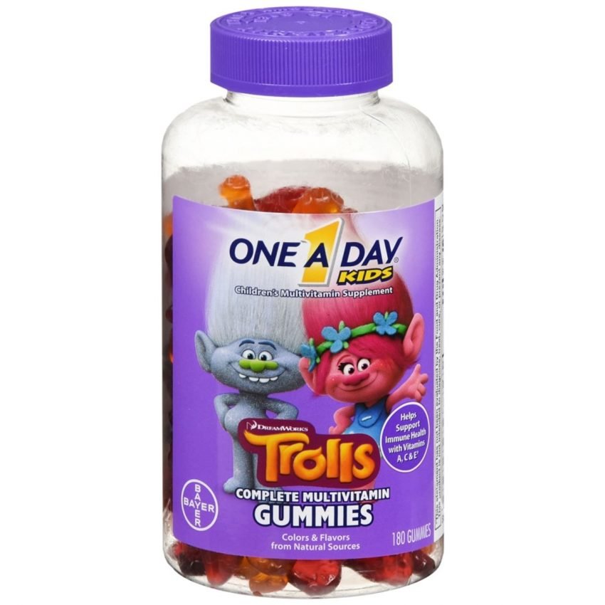 One A Day Kids Trolls Complete Multivitamin Gummies - 180 EA