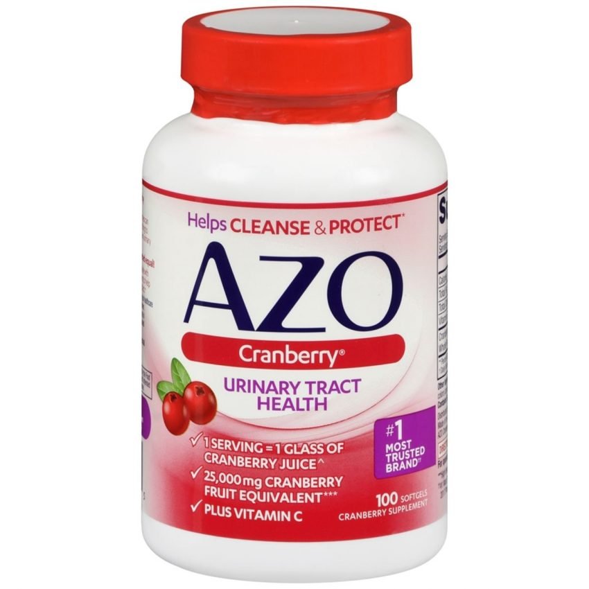 Azo Cranberry Urinary Tract Health Supplement Softgels - 100 CP
