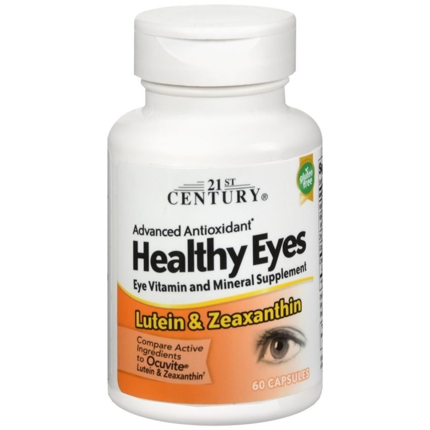 21st Century Healthy Eyes Lutein And Zeaxanthin Capsules 60 Cp Medcare Wholesale Company For 8840