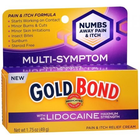 Gold Bond Medicated Pain & Itch Relief Cream with Lidocaine Maximum Strength - 1.75 OZ