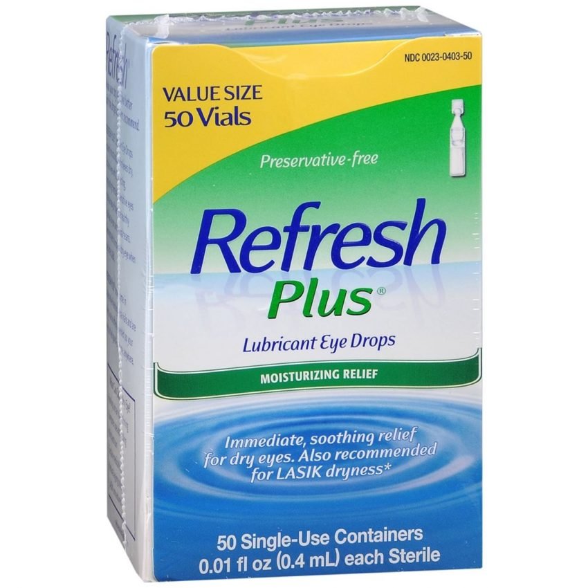 REFRESH Plus Lubricant Eye Drops SingleUse Containers 50 EA