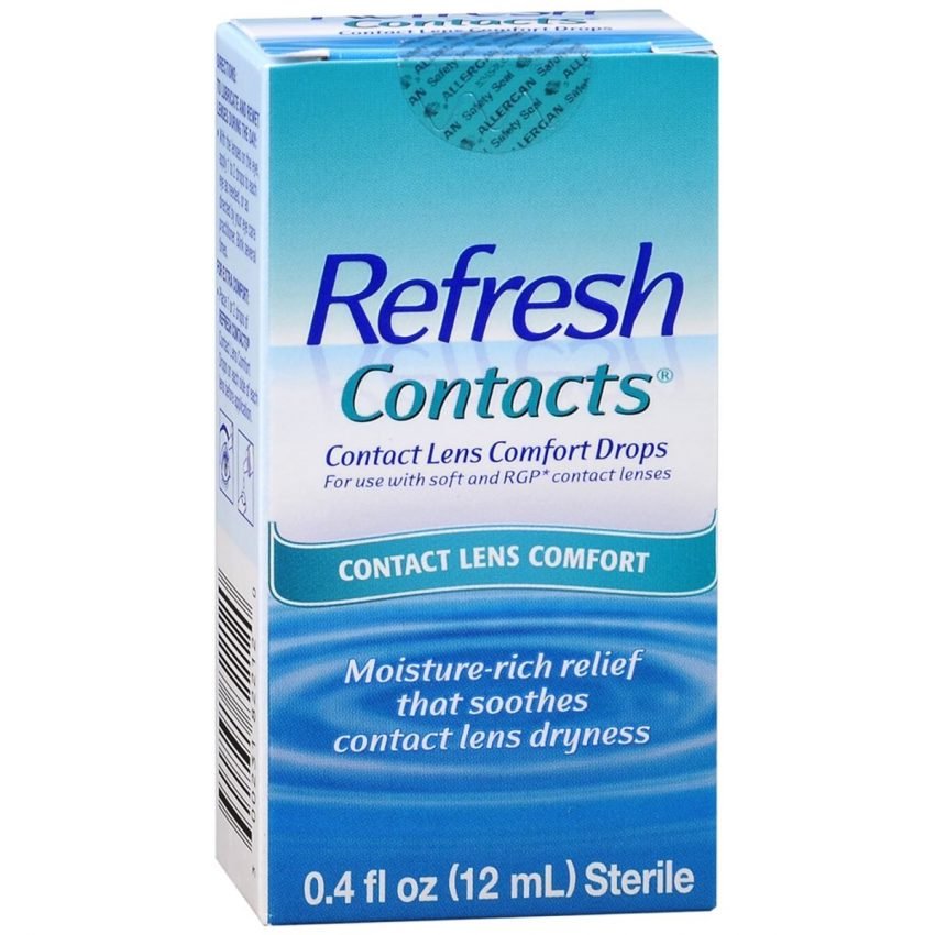 REFRESH Contacts Contact Lens Comfort Drops - 0.4 OZ