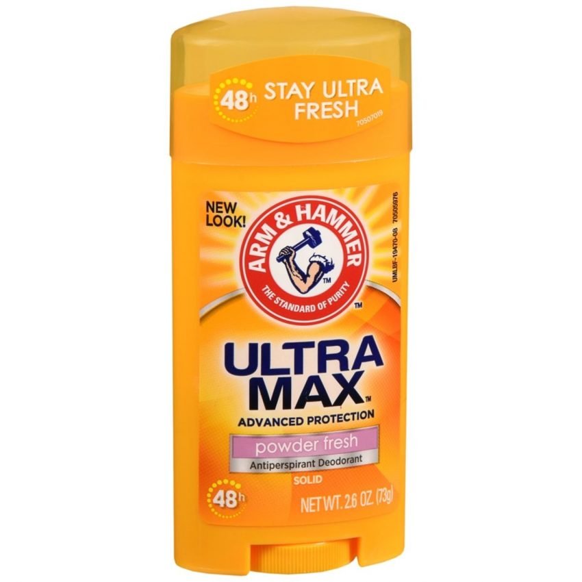 ARM & HAMMER ULTRAMAX Antiperspirant Deodorant Solid Powder Fresh 2.6