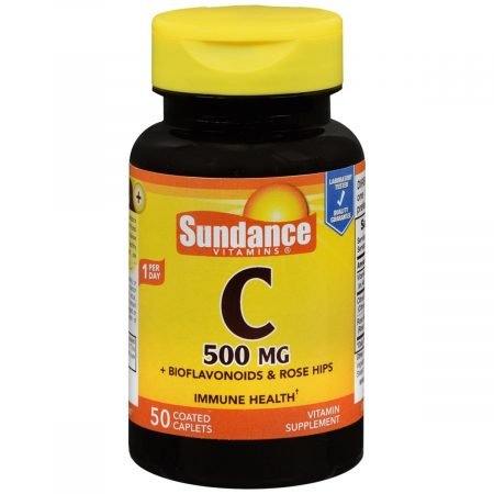 Sundance Vitamins Vitamin C 500 mg Coated Caplets - 50 TB