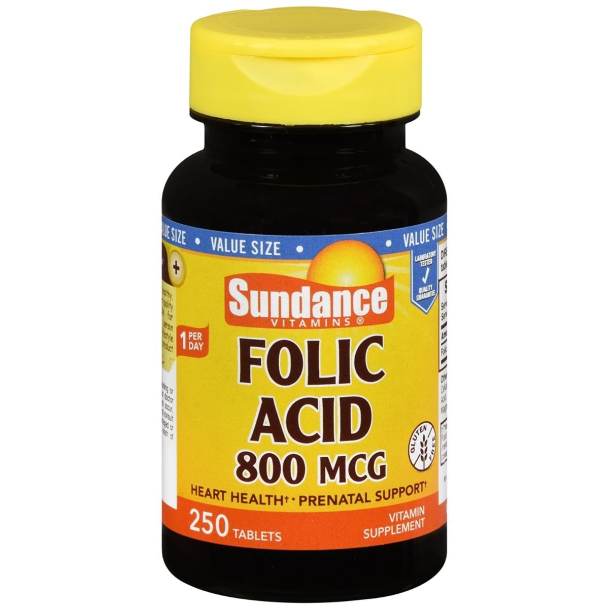 Sundance Vitamins Folic Acid 800 Mcg Tablets – 250 TB – Medcare ...