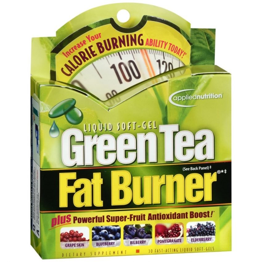 Applied Nutrition Green Tea Fat Burner Liquid Soft-Gels - 30 CP