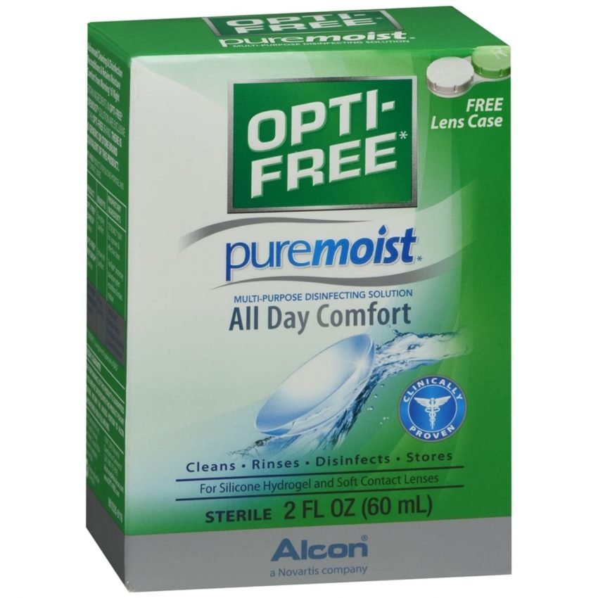 OPTI-FREE Puremoist Multi-Purpose Disinfecting Solution - 2 OZ