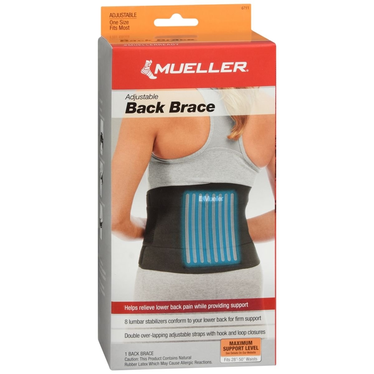 Buy Mueller Sport Care Adjustable Back Brace 6711 Online at Best