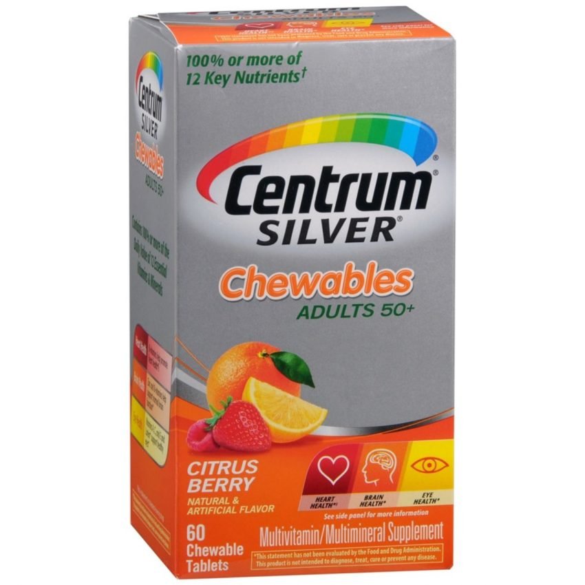 Centrum Silver Chewables Multivitamin And Multimineral Chewable